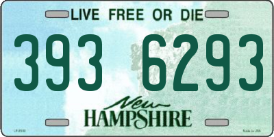 NH license plate 3936293