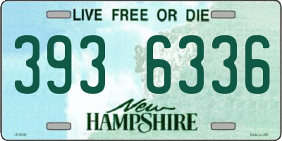 NH license plate 3936336