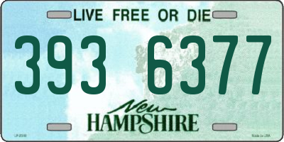 NH license plate 3936377