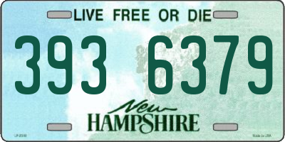 NH license plate 3936379