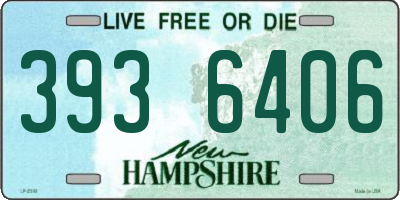 NH license plate 3936406