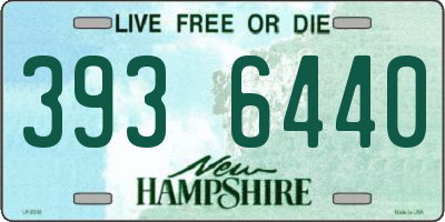 NH license plate 3936440