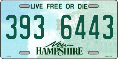 NH license plate 3936443