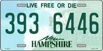 NH license plate 3936446