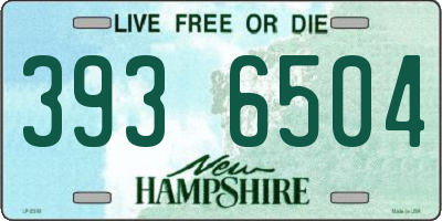 NH license plate 3936504