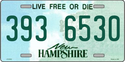 NH license plate 3936530