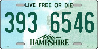 NH license plate 3936546