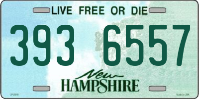 NH license plate 3936557