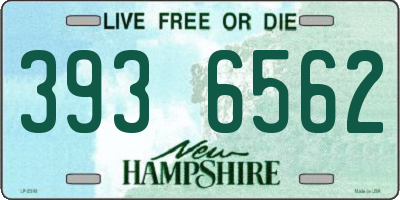 NH license plate 3936562
