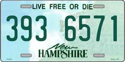NH license plate 3936571
