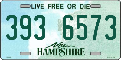 NH license plate 3936573