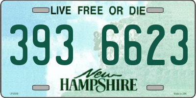 NH license plate 3936623