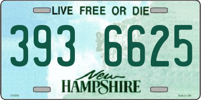 NH license plate 3936625