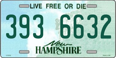 NH license plate 3936632