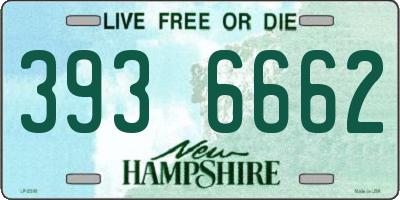 NH license plate 3936662