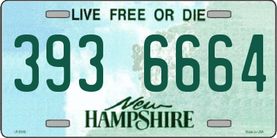 NH license plate 3936664
