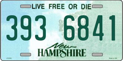 NH license plate 3936841