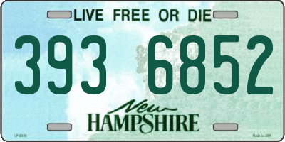 NH license plate 3936852