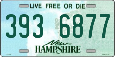 NH license plate 3936877