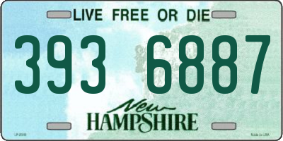 NH license plate 3936887
