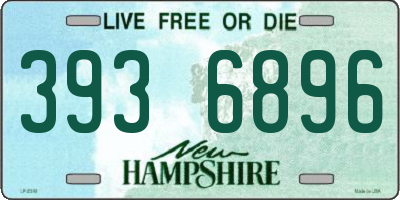 NH license plate 3936896