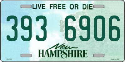 NH license plate 3936906