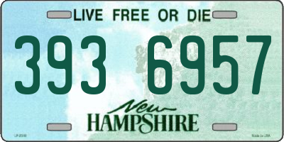 NH license plate 3936957
