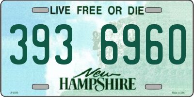 NH license plate 3936960