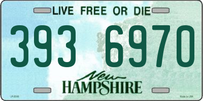 NH license plate 3936970