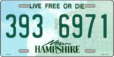 NH license plate 3936971