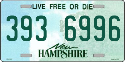 NH license plate 3936996