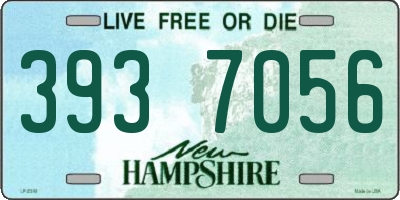 NH license plate 3937056