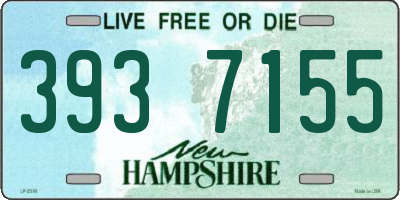 NH license plate 3937155