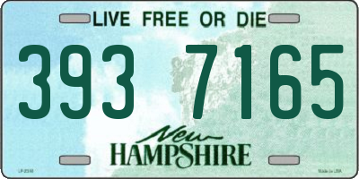 NH license plate 3937165