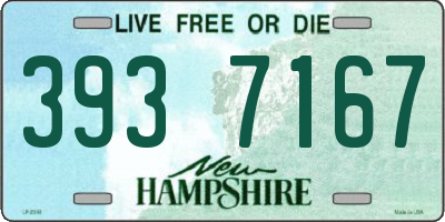 NH license plate 3937167