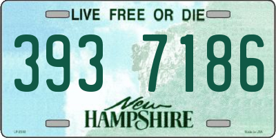 NH license plate 3937186