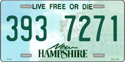NH license plate 3937271