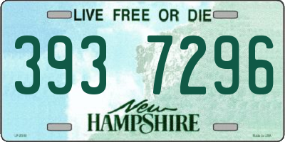 NH license plate 3937296