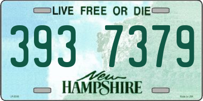 NH license plate 3937379