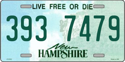 NH license plate 3937479