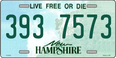 NH license plate 3937573