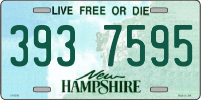 NH license plate 3937595