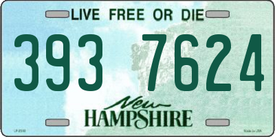 NH license plate 3937624