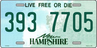 NH license plate 3937705