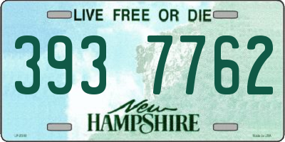 NH license plate 3937762