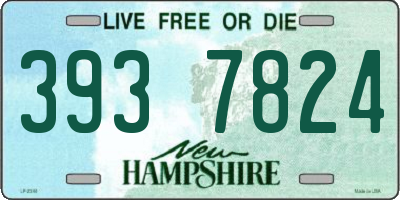 NH license plate 3937824