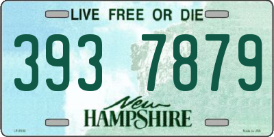 NH license plate 3937879