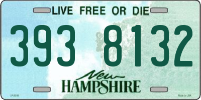 NH license plate 3938132