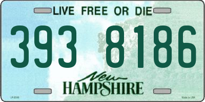 NH license plate 3938186