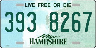 NH license plate 3938267